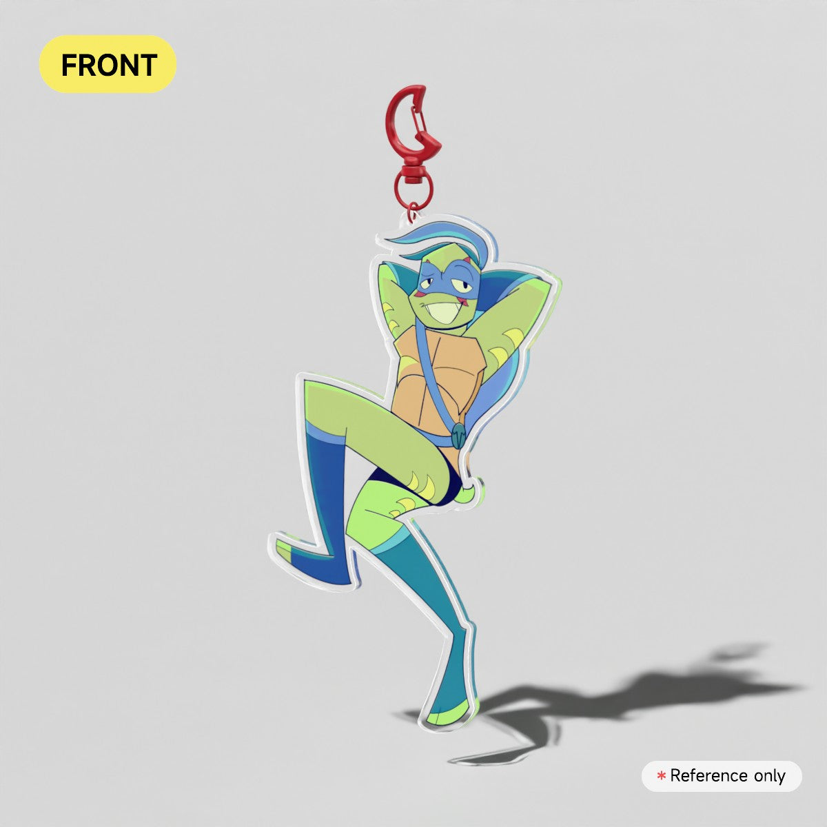 TMNT | Leonardo - Clear Acrylic Keychains
